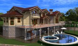 Загородный коттедж 18